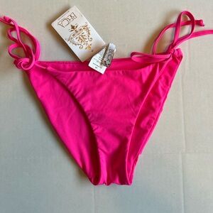 Becca Hot Pink Bikini Bottom Size S
